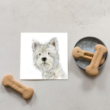 Load image into Gallery viewer, Bridget Westie Dog Card Blank
