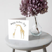 Load image into Gallery viewer, Mother&#39;s Day Card with Giraffes - Carly and Sue
