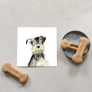 Schnauzer Dog Card for all Occasions - Cyril