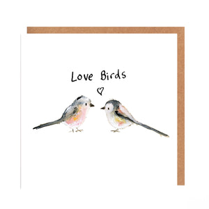 Love Birds Card - Delyth and Indigo