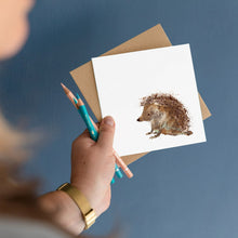 Load image into Gallery viewer, Evelyn Hedgehog Card Blank