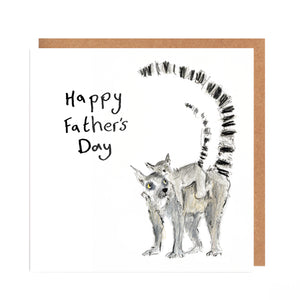 Father's Day Card with Lemurs - Robin and Annette