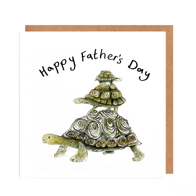 Father's Day Card with Tortoises - Bryan, Ryan and Lee