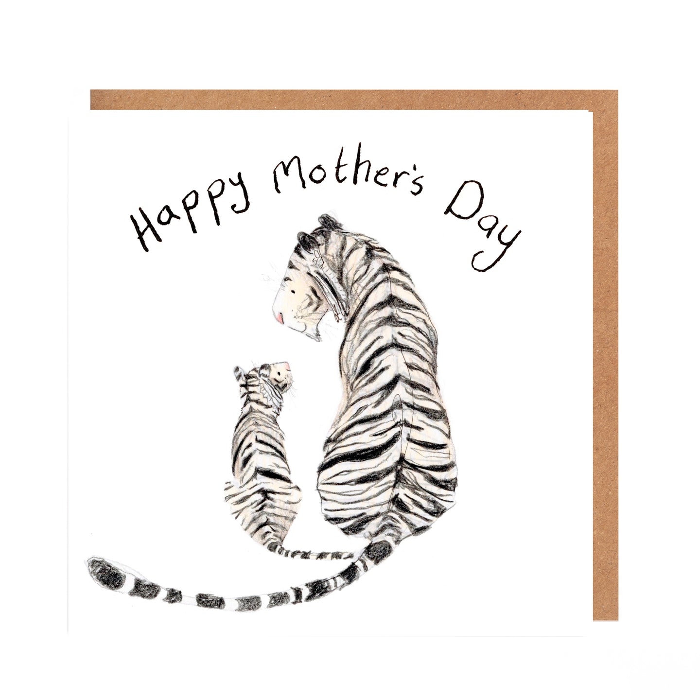 Mother's Day Card with Tigers - Pia and Flora