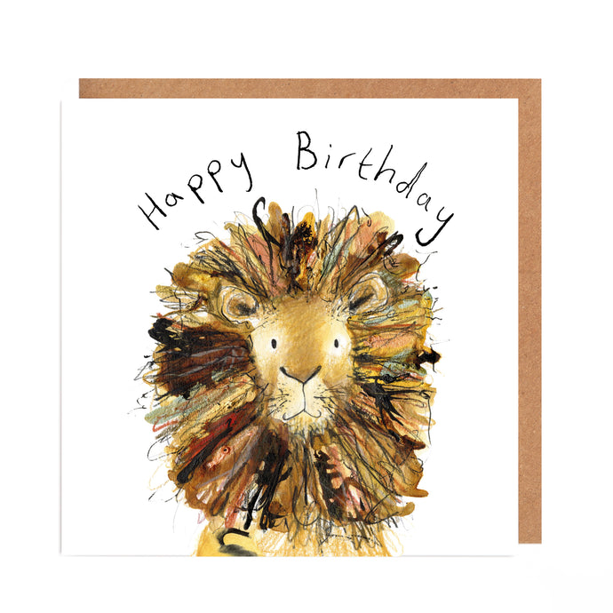 Gerry Lion Birthday Card Blank