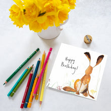 Load image into Gallery viewer, Harris Hare Birthday Card Blank