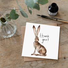 Load image into Gallery viewer, Hilary Hare Thank You Card