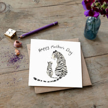 Load image into Gallery viewer, Mother&#39;s Day Card with Tigers - Pia and Flora