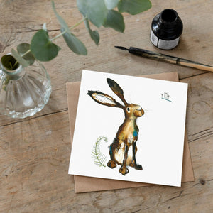 Molly Hare Card Blank