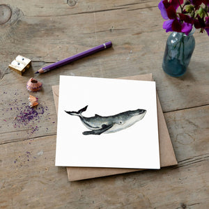 Norman Blue Whale Card for All Occasions